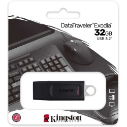 MEMORIA USB KINGSTON 32GB NEGRA