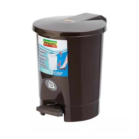 PAPELERA VANYPLAS 4.5LT NEGRA