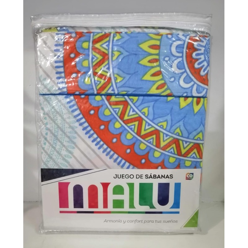 SABANA MALU ESTAMPADA 1.40 DOBLE