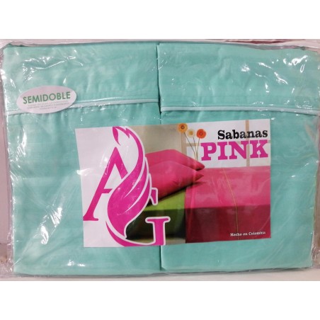 SABANA PINK UNICOLOR 1.20 CTMS SEMIDOBLE