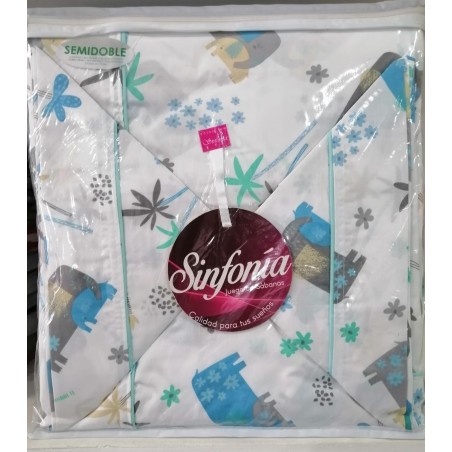 SABANA SINFONIA ESTAMPADA INFANTIL 1.20