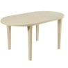 MESA OVALADA BEIGE VANYPLAS