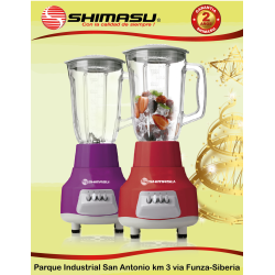 LICUADORA SHIMASU 1.2LT 3VL VASO MORADO