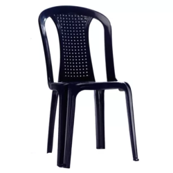 SILLA BAMBU AZUL OSCURO VANYPLAS