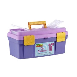 CAJA DE HERRAMIENTAS LILA/ROSA 16" VA