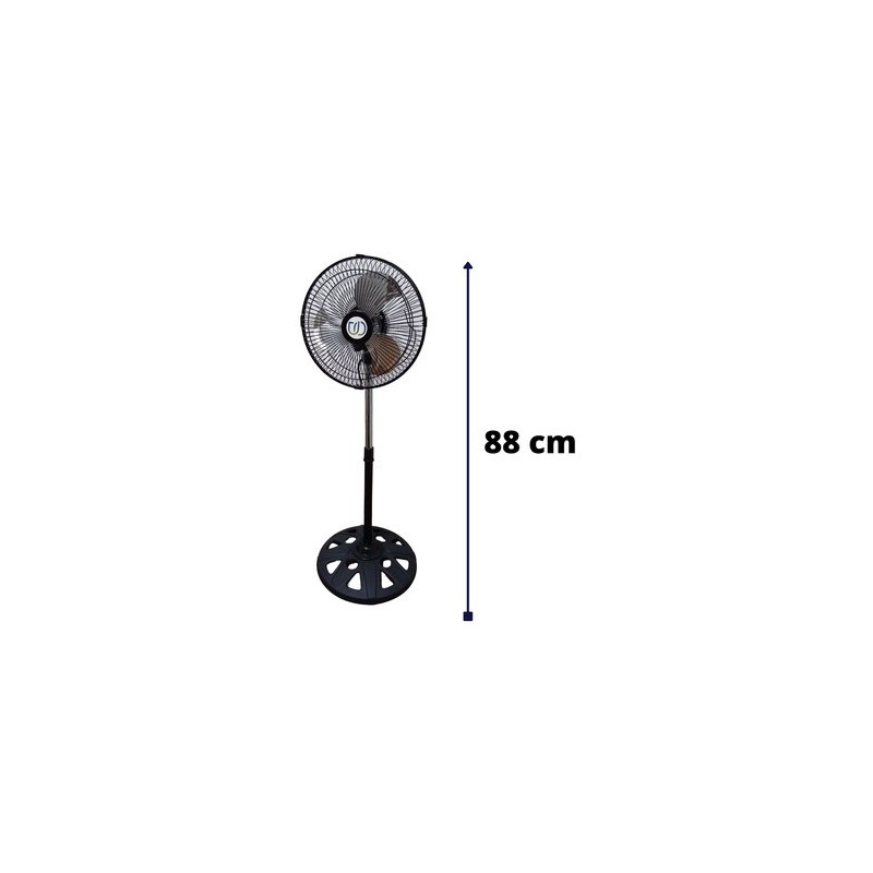 VENTILADOR ABANICO NEGRO 10"