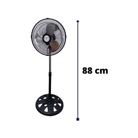 VENTILADOR ABANICO NEGRO 10"