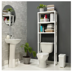 ESTANTE ORGANIZADOR BAÑO BLANCO